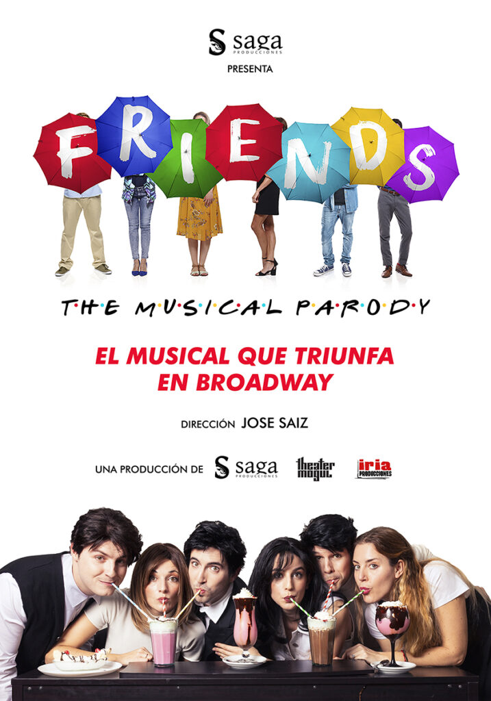 Creatividad del evento Friends, The Musical Parody.