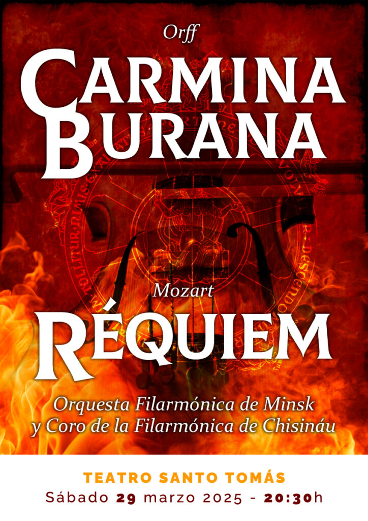 Nueva creatividad del evento Carmina Burana y Réquiem.