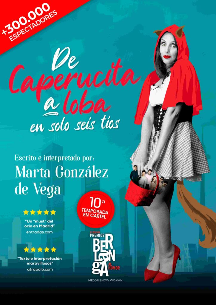 Nuevo cartel de Caperucita a loba en solo seis tíos.
