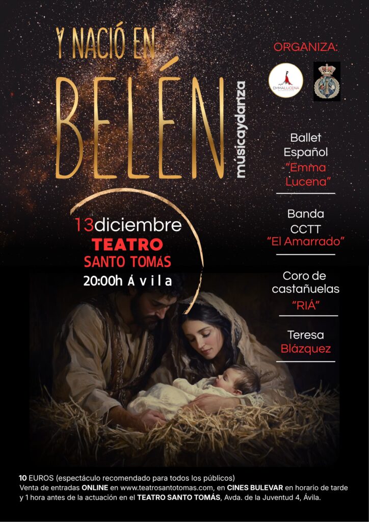 Creatividad del evento Y nació Belén.