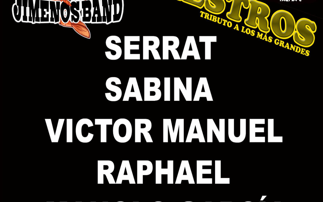 Jimenos Band: Maestros, tributo a los más grandes