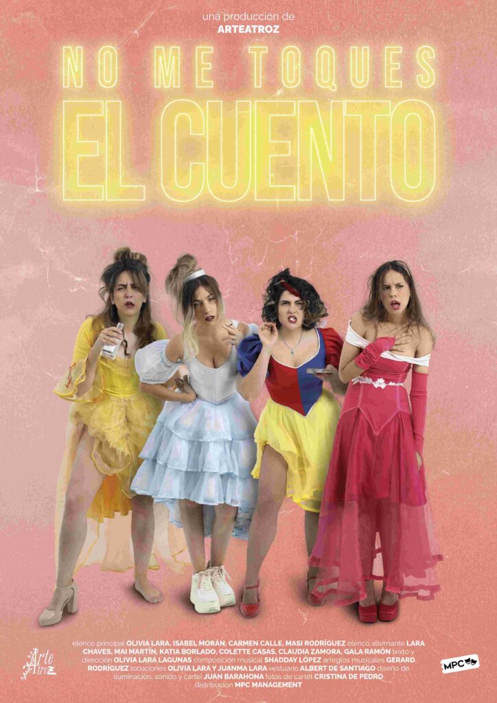 Creatividad del evento No me toques el cuento.