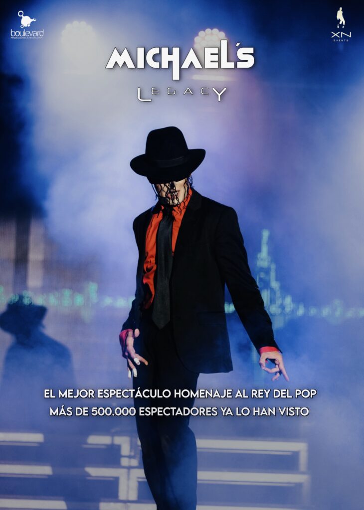 Creatividad del evento Michael's Legacy.