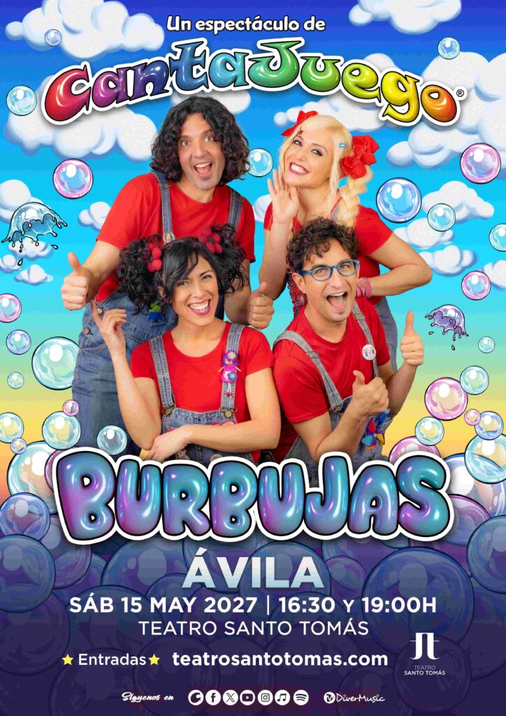 Creatividad del evento Cantajuegos.