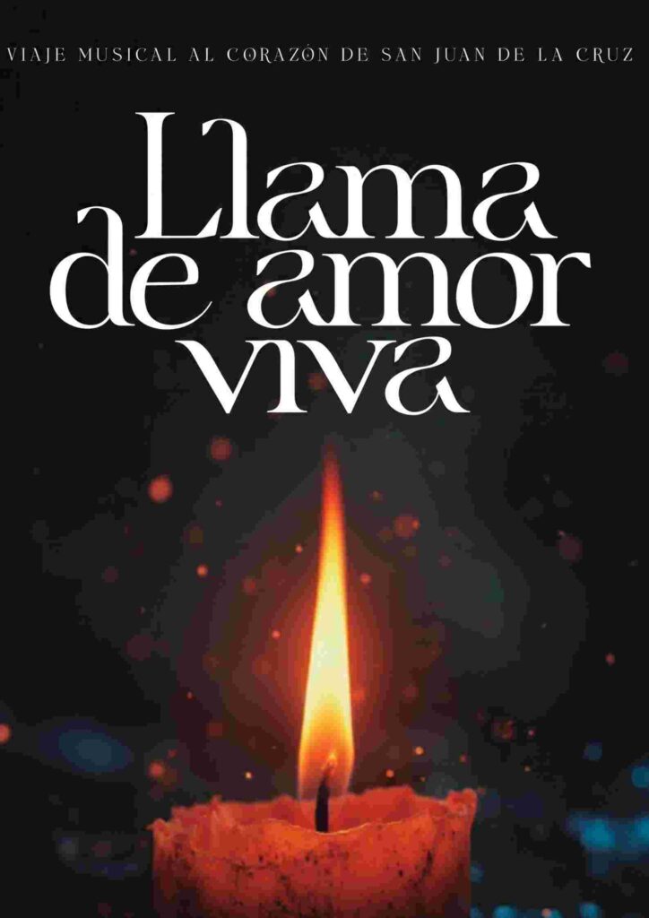 Creatividad del evento Llama de amor viva.