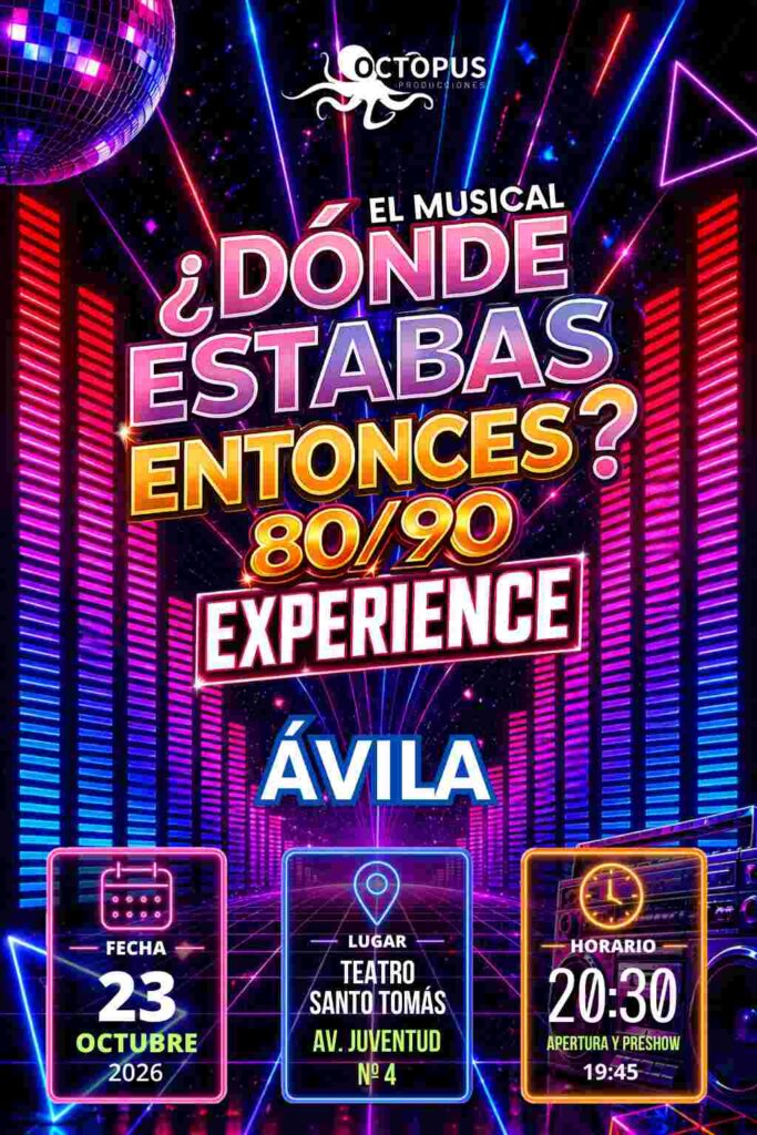 Creatividad del evento Dónde estabas entonces.