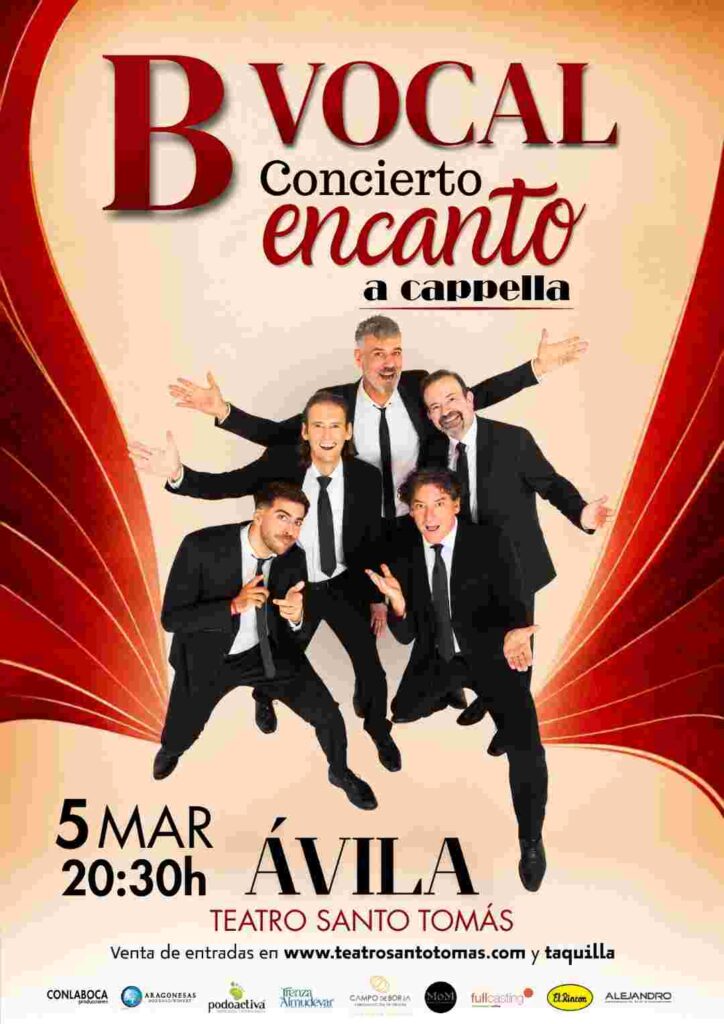 Creatividad del evento de B Vocal.